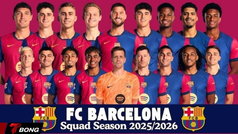 Đội hình mùa giải hiện tại của Barcelona